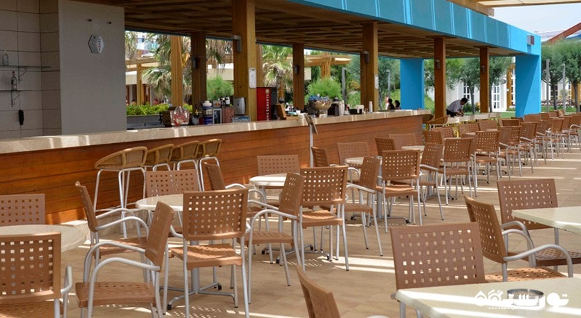 محوطه فضای باز بار هتل